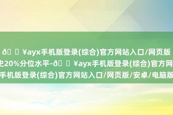 🔥ayx手机版登录(综合)官方网站入口/网页版/安卓/电脑版低于历史20%分位水平-🔥ayx手机版登录(综合)官方网站入口/网页版/安卓/电脑版